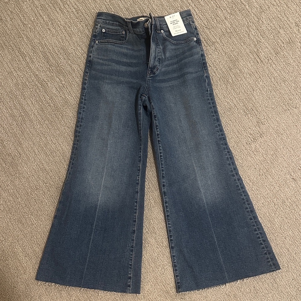 Madewell cropped Flare Jeans-NWT